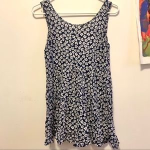 Vintage Floral Dress, One Size